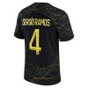 Maglia ufficiale Paris Saint Germain SERGIO RAMOS 4 4th Jordan 2022-23 per Uomo